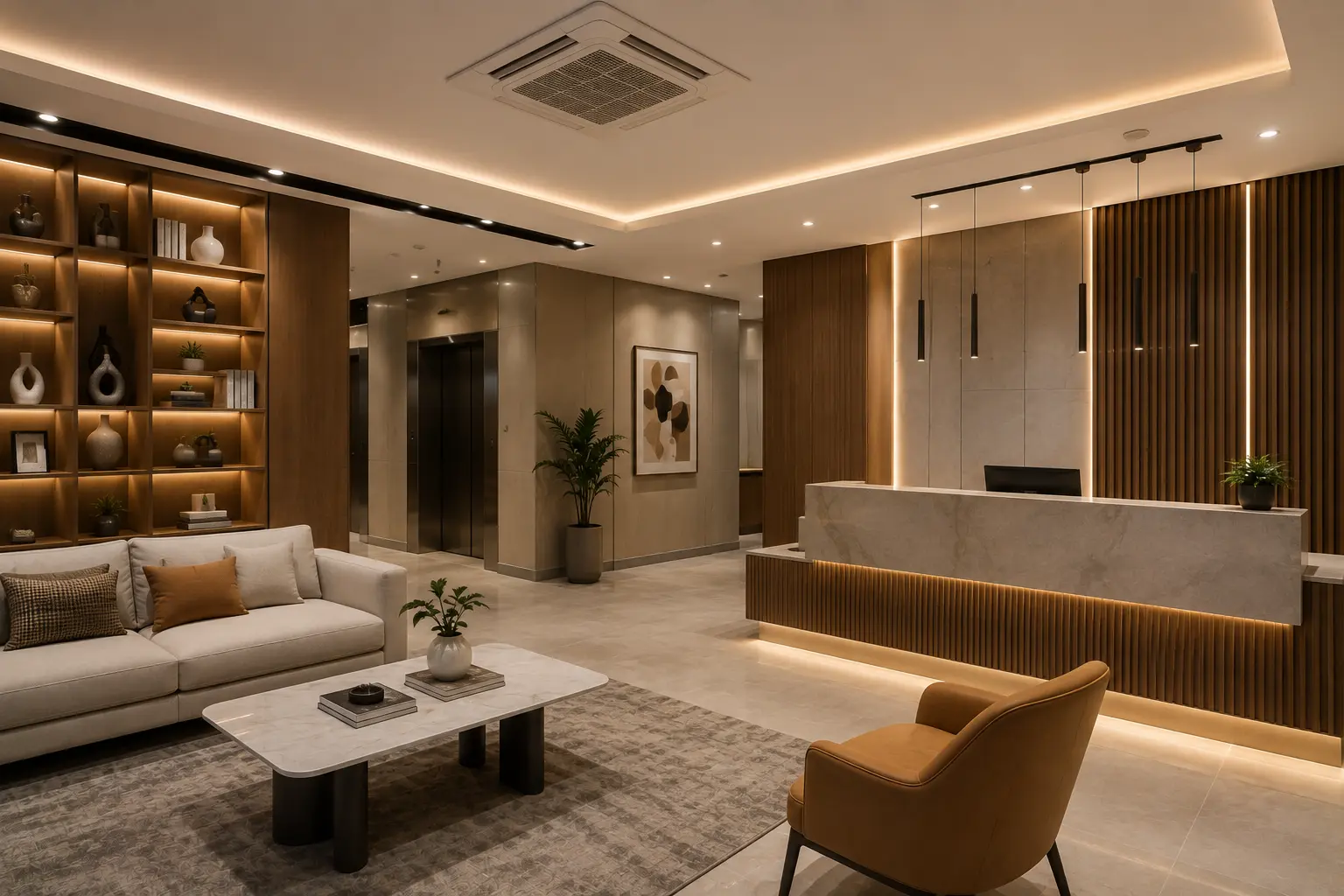 Office lobby design
