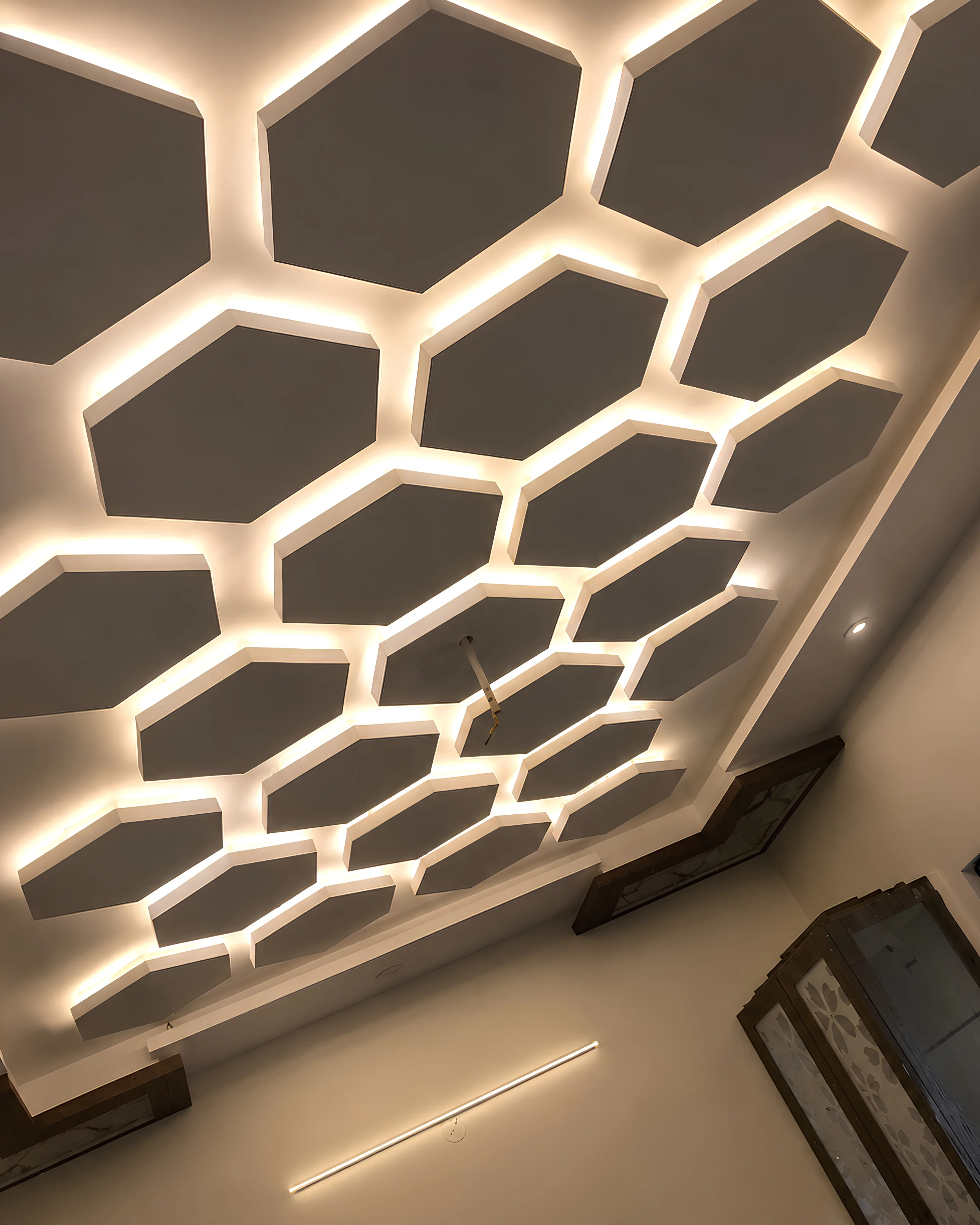 Designer false ceiling in a Bangalore home