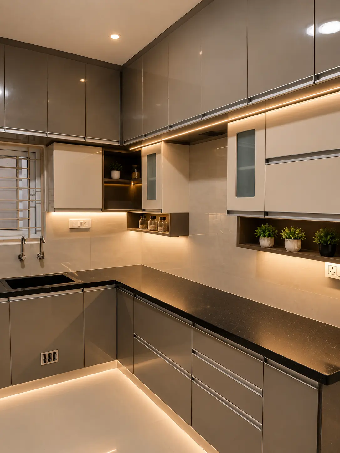 Modern kitchen island