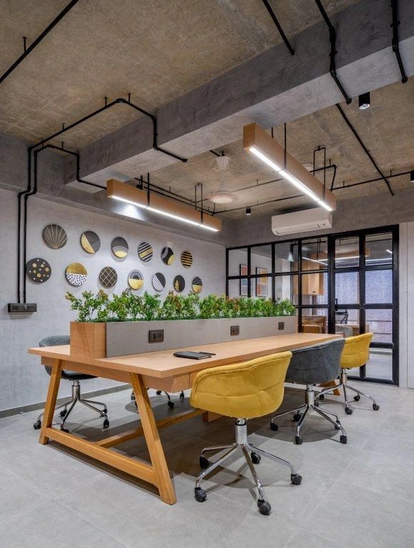Modern office workspace