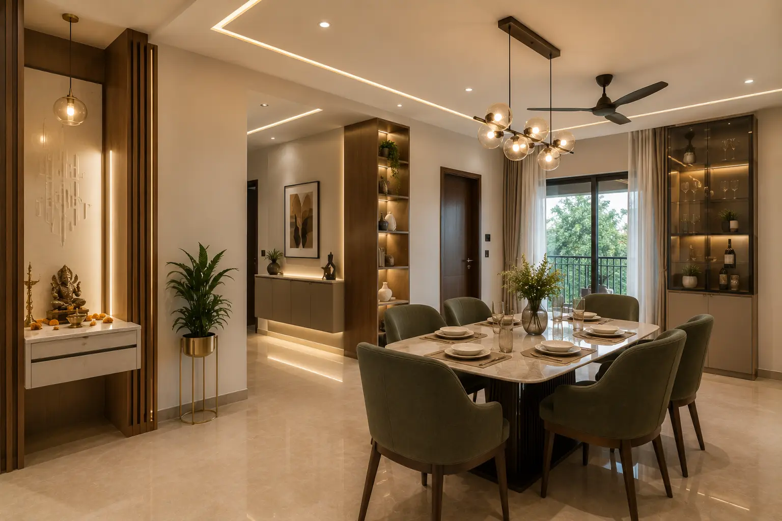 Residential dining area design